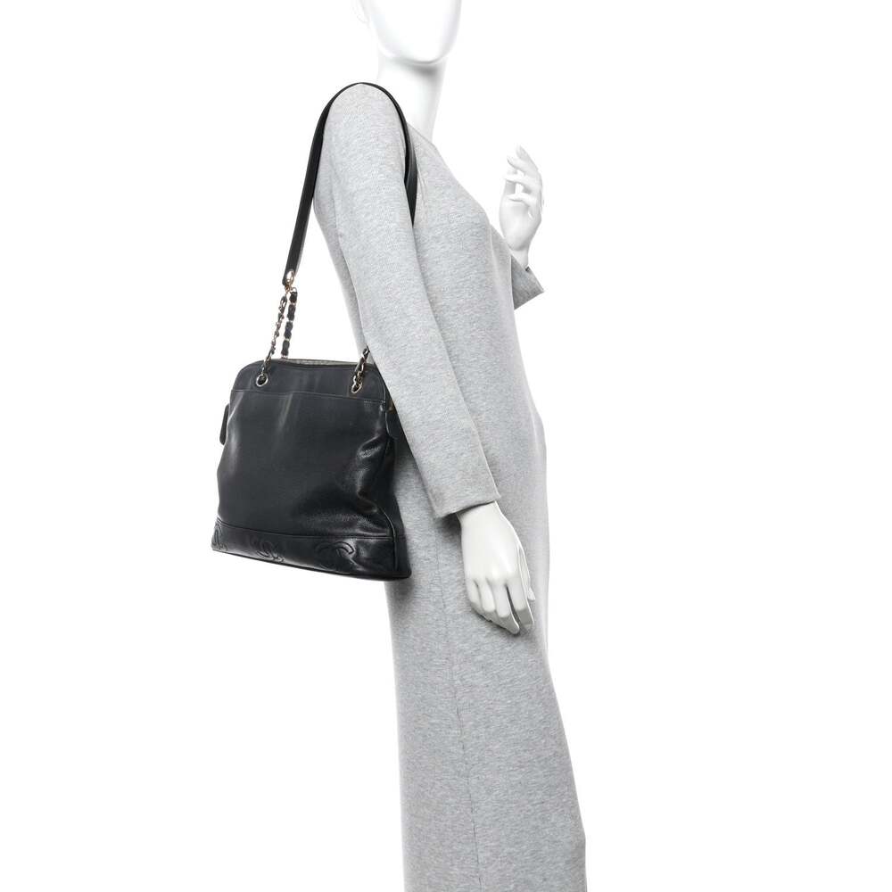 Chanel Caviar Triple Cc Shoulder Bag #238604C17B - Picture 2 of 12